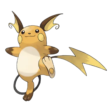 official artwork of raichu